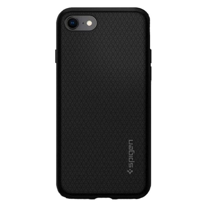 Custodia Liquid Air per iPhone 7, 8, SE 2020, SE 2022, Black, Spigen