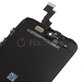 Schermo per iPhone 5S, SE, Black, Vetro touch con cornice
