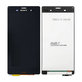 Schermo LCD per Sony Xperia Z3 D6603, Black, Vetro touch senza cornice