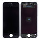 Schermo per iPhone 5, Black, Vetro touch con cornice