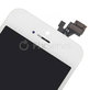 Schermo per iPhone 5, White, Vetro touch con cornice