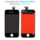 Schermo per iPhone 4S, Black, Vetro touch con cornice