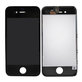 Schermo per iPhone 4, Black, Vetro touch con cornice