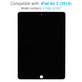 Schermo LCD per iPad Air 2, Black, Vetro touch senza cornice, Refurbished