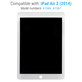 Schermo LCD per iPad Air 2, White, Vetro touch senza cornice, Refurbished