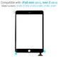 Vetro touch per iPad Mini, Mini 2, Black