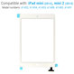 Vetro touch con connettore IC per iPad Mini, Mini 2, White