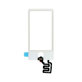 Vetro touch per iPod Nano (7th Gen), White