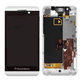 Schermo per Blackberry Z10, White, Vetro touch con cornice