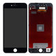Schermo per iPhone 6S Plus, Black, Vetro touch con cornice