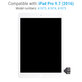 Schermo LCD per iPad Pro 9.7" (2016), White, Vetro touch senza cornice