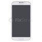 Schermo OLED per Samsung S4 i9505, White Frost, Vetro touch con cornice