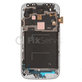Schermo OLED per Samsung S4 i9505, White Frost, Vetro touch con cornice
