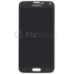 Schermo per Samsung S5 Mini G800F, Charcoal Black, Vetro touch senza cornice, GH97-16147A, Genuine Service Pack