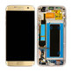 Schermo per Samsung S7 Edge G935F, Gold, Vetro touch con cornice, GH97-18533C, GH97-18594C, GH97-18767C, Genuine Service Pack