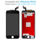 Schermo per iPhone 6S, Black, Vetro touch con cornice, Refurbished