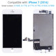 Schermo per iPhone 7, White, Vetro touch con cornice