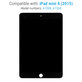 Schermo LCD per iPad Mini 4, Black, Vetro touch senza cornice