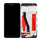 Schermo per Huawei P10, Black, Vetro touch con cornice
