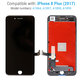 Schermo per iPhone 8 Plus, Black, Vetro touch con cornice, Refurbished