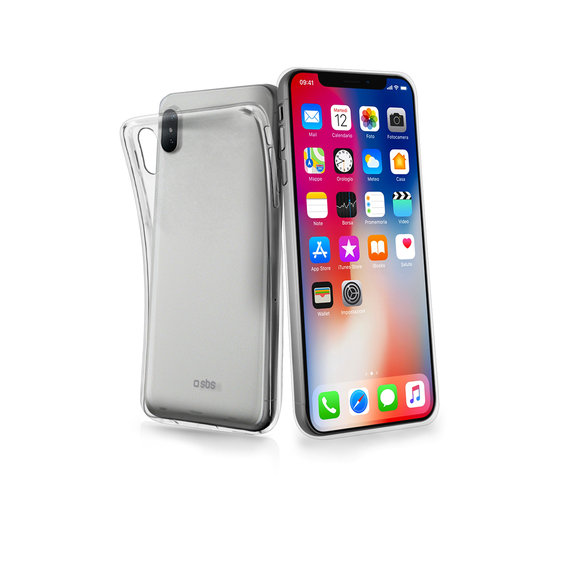 Custodia Skinny per iPhone X, XS, 11 Pro, Transparent, SBS