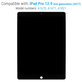 Schermo LCD per iPad Pro 12.9" (2nd Gen 2017), Black, Vetro touch e IC Board conout Frame, Refurbished