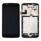 Schermo per Motorola Moto G5 XT1676, Black, Vetro touch con cornice