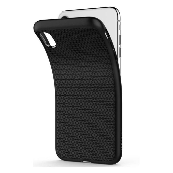 Custodia Liquid Air per iPhone XR, Black, Spigen
