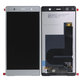 Schermo LCD per Sony Xperia XZ2 Premium, Chrome Silver, Vetro touch senza cornice, Genuine Service Pack