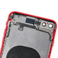 Scocca posteriore con piccoli componenti per iPhone 8 Plus, Red