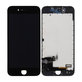 Schermo In-Cell per iPhone 7, Black, Vetro touch con cornice, FixPremium