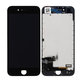 Schermo In-Cell per iPhone 8, SE (2020), SE (2022), Black, Vetro touch con cornice, FixPremium