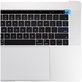 Top case con tastiera US, microfono, trackpad e altoparlanti per MacBook Pro 15" A1707 (Late 2016 - Mid 2017), Silver