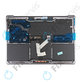 Top case con tastiera US, microfono, trackpad e altoparlanti per MacBook Pro 13" A1708 (Late 2016 - Mid 2017), Silver