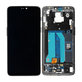 Schermo per OnePlus 6, Midnight Black, Vetro touch con cornice