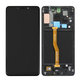 Schermo per Samsung A9 A920F (2018), Caviar Black, Vetro touch con cornice, GH82-18308A, GH82-18322A, Genuine Service Pack