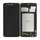 Schermo per LG K8 M200N (2017), Black, Vetro touch con cornice