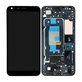 Schermo per LG Q6 M700N, Black, Vetro touch con cornice