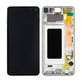 Schermo per Samsung S10 G973F, Prism White, Vetro touch con cornice, GH82-18850B, GH82-18835B, Genuine Service Pack