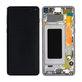 Schermo per Samsung S10 G973F, Prism Black, Vetro touch con cornice, GH82-18850A, GH82-18835A, GH82-18860A, Genuine Service Pack
