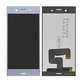 Schermo LCD per Sony Xperia XZ1 G8341, Silver, Vetro touch senza cornice