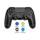 Controller wireless DualShock 4 V2 per Sony PlayStation 4, 4 Slim, 4 Pro, Black