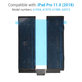 Batteria per iPad Pro 11.0" (1st Gen 2018), 7812mAh