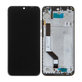 Schermo per Xiaomi Redmi Note 7, Space Black, Vetro touch con cornice, 5606100920C7, 560610100033, 560610125033, Genuine Service Pack