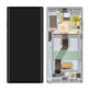 Schermo per Samsung Note 10 Plus, Aura White, Vetro touch con cornice, GH82-20838B, Genuine Service Pack