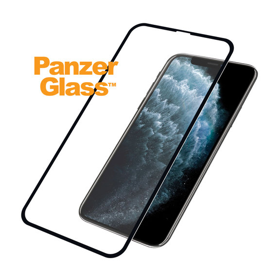 Vetro temperato Case Friendly per iPhone X, XS, 11 Pro, Black, PanzerGlass