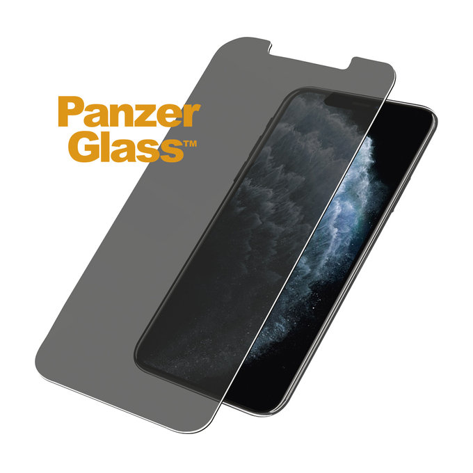 Vetro temperato Privacy Steard Fit per iPhone X, XS, 11 Pro, Transparent, PanzerGlass