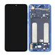 Schermo per Xiaomi Mi 9 Lite, Aurora Blue, Vetro touch con cornice, 561010033033, 5600040F3B00, Genuine Service Pack