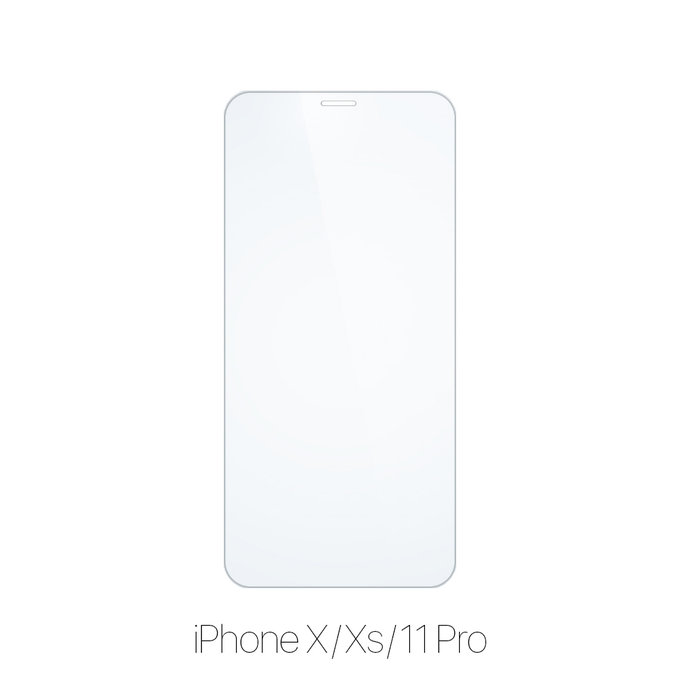 Vetro temperato per iPhone X, Xs, 11 Pro, FixPremium