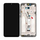 Schermo per Xiaomi Redmi Note 8 Pro, Mineral Grey, Vetro touch con cornice, 56000500G700, 5601100040B6, Genuine Service Pack